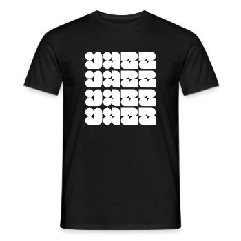 Logo de la musique jazz moderne - T-shirt homme - noir - Devant - AI Model Male 178 light (178cm)