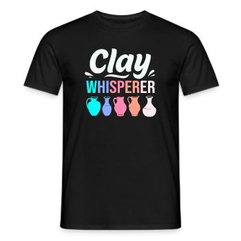 pottery - Men's T-Shirt - black - Front - AI Model Male 178 light (178cm)