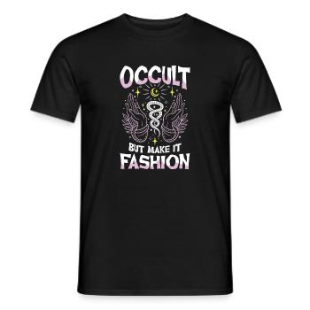 Occult But Make It Fashion Occult Esoteric Witch - Men's T-Shirt - black - Front - AI Model Male 178 light (178cm)