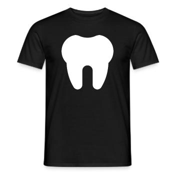 Dentiste, dentiste, cabinet dentaire - T-shirt homme - noir - Devant - AI Model Male 178 light (178cm)