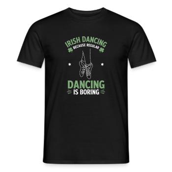 Irish Dance Irish Dancing Geschenk - Männer T-Shirt - Schwarz - Vorne - AI Model Male 178 light (178cm)