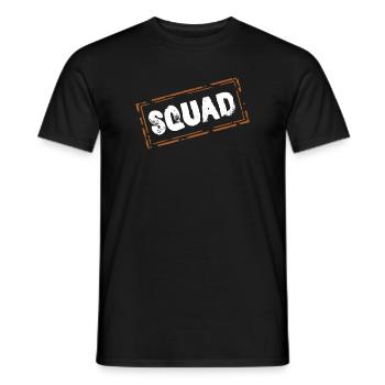 Squad - Men's T-Shirt - black - Front - AI Model Male 178 light (178cm)
