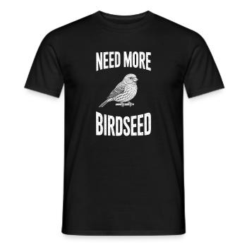 Birdwatchers Birds Feeding Bird Bird Birds Gift - T-shirt homme - noir - Devant - AI Model Male 178 light (178cm)