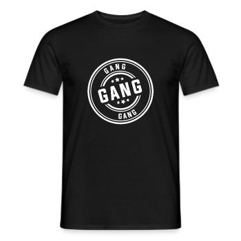 gear - Men's T-Shirt - black - Front - AI Model Male 178 light (178cm)
