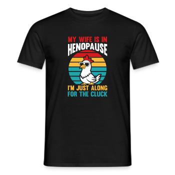 Élevage de coqs, volaille, poulet - T-shirt homme - noir - Devant - AI Model Male 178 light (178cm)