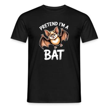 Cadeau amusant des chauves-souris sur les proverbes de chauve-souris - T-shirt homme - noir - Devant - AI Model Male 178 light (178cm)