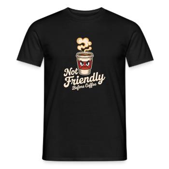 Introverti Pas Amical Solitaire Antisocial - T-shirt homme - noir - Devant - AI Model Male 178 light (178cm)