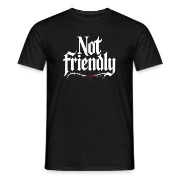 Introverti Pas Amical Solitaire Antisocial - T-shirt homme - noir - Devant - AI Model Male 178 light (178cm)
