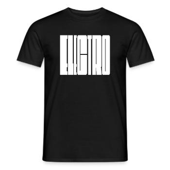Electro-Musik, kühnes Logodesign - Männer T-Shirt - Schwarz - Vorne - AI Model Male 178 light (178cm)