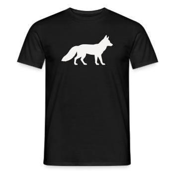 Fox - Men's T-Shirt - black - Front - AI Model Male 178 light (178cm)