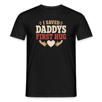 Bienvenue à la maison, Papa Retour militaire - T-shirt homme - noir - Devant - AI Model Male 178 light (178cm)