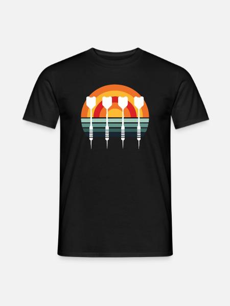 Dart - Männer T-Shirt - Schwarz