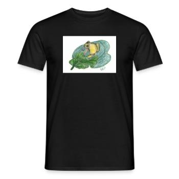 Grenouille - T-shirt homme - noir - Devant - AI Model Male 178 light (178cm)
