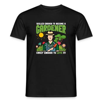 Cadeau du jardinier fier - T-shirt homme - noir - Devant - AI Model Male 178 light (178cm)