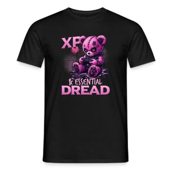 Pastel Goth Soft Goth Gaming Gamer - Men's T-Shirt - black - Front - AI Model Male 178 light (178cm)