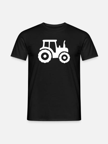 Traktor Landwirtschaft Bauern Geschenk - Männer T-Shirt - Schwarz