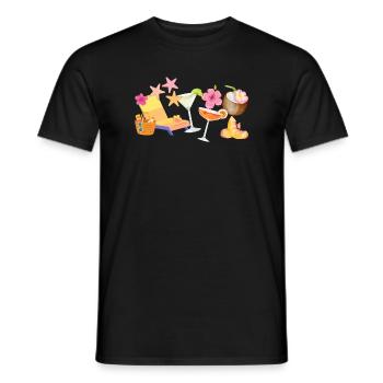 Ère Squirt - T-shirt homme - noir - Devant - AI Model Male 178 light (178cm)