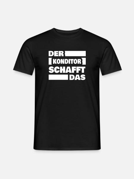 Beruf Konditor - Männer T-Shirt - Schwarz