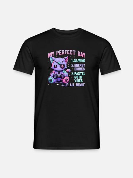 Pastel Goth Soft Goth Gaming Gamer - Men's T-Shirt - black