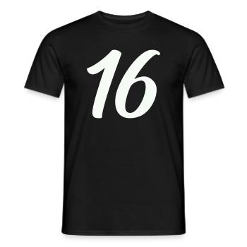16- - T-shirt homme - noir - Devant - AI Model Male 178 light (178cm)