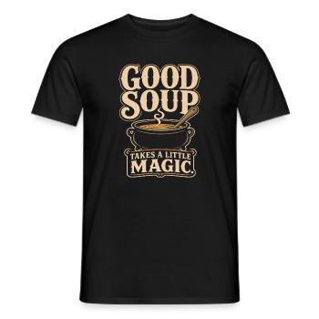 Soupe de sorcière de cuisine Cadeau douillet de sorcière - T-shirt homme - noir - Devant - AI Model Male 178 light (178cm)