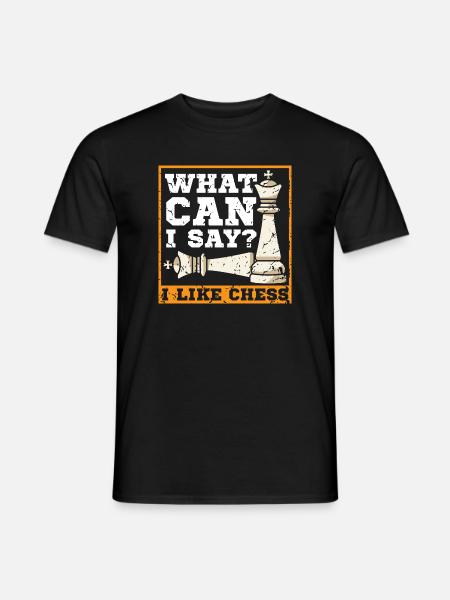 Échiquier des joueurs d’échecs - T-shirt homme - noir