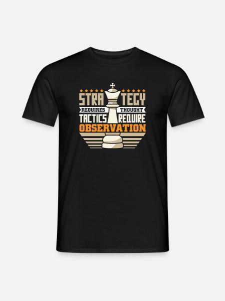 Chess Chess Player Chessboard - Men's T-Shirt - black