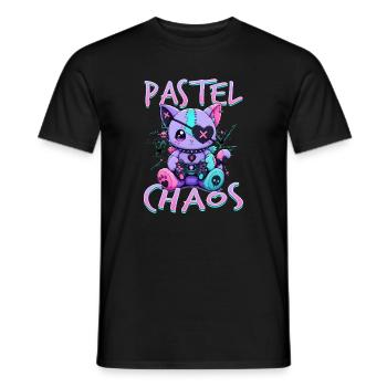 Pastel Goth Soft Goth Gaming Gamer - T-shirt homme - noir - Devant - AI Model Male 178 light (178cm)