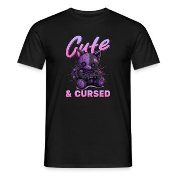 Pastel Goth Soft Goth Gaming Gamer - T-shirt homme - noir - Devant - AI Model Male 178 light (178cm)