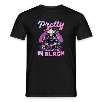 Pastel Goth Soft Goth Gaming Gamer - T-shirt homme - noir - Devant - AI Model Male 178 light (178cm)