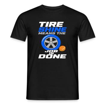 Garage Detailer Auto Detaillierung Auto Detailer - Männer T-Shirt - Schwarz - Vorne - AI Model Male 178 light (178cm)