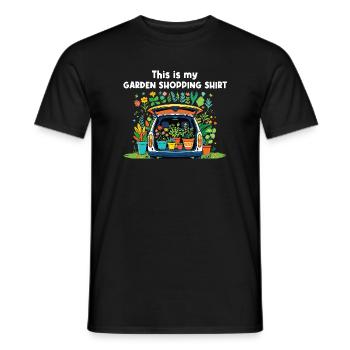 Funny gardening fun mothers - Men's T-Shirt - black - Front - AI Model Male 178 light (178cm)