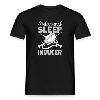 Anesthésiste Anesthésie Inducteur du sommeil - T-shirt homme - noir - Devant - AI Model Male 178 light (178cm)