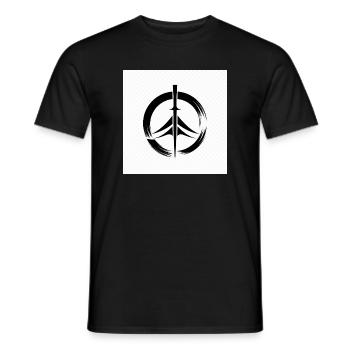 Cercle Zen du Japon - T-shirt homme - noir - Devant - AI Model Male 178 light (178cm)