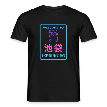 Welcome to Ikebukuro - T-shirt homme - noir - Devant - AI Model Male 178 light (178cm)