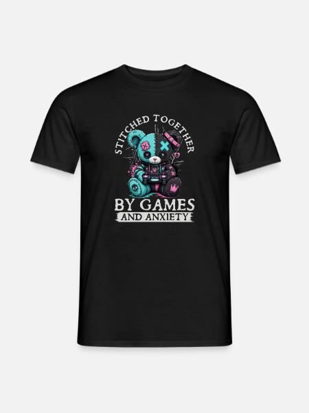 Pastel Goth Soft Goth Gaming Gamer - Men's T-Shirt - black