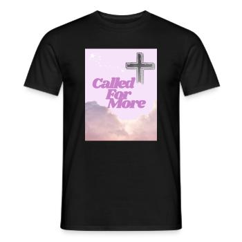 Appelée à Plus de lever de soleil croisé - T-shirt homme - noir - Devant - AI Model Male 178 light (178cm)