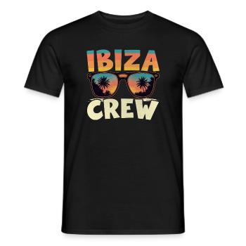 Équipage Ibiza - T-shirt homme - noir - Devant - AI Model Male 178 light (178cm)