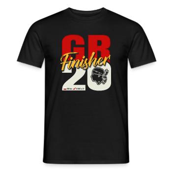GR20 Finisher cadeau randonnée Corse - T-shirt homme - noir - Devant - AI Model Male 178 light (178cm)