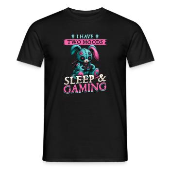 Pastel Goth Soft Goth Gaming Gamer - T-shirt homme - noir - Devant - AI Model Male 178 light (178cm)