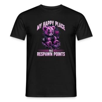 Pastel Goth Soft Goth Gaming Gamer - T-shirt homme - noir - Devant - AI Model Male 178 light (178cm)