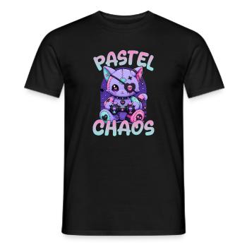 Pastel Goth Soft Goth Gaming Gamer - T-shirt homme - noir - Devant - AI Model Male 178 light (178cm)