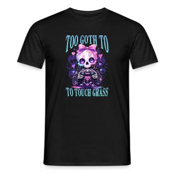 Pastel Goth Soft Goth Gaming Gamer - T-shirt homme - noir - Devant - AI Model Male 178 light (178cm)