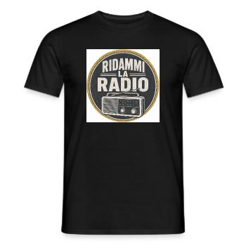 Rends-moi la radio vintage - T-shirt homme - noir - Devant - AI Model Male 178 light (178cm)