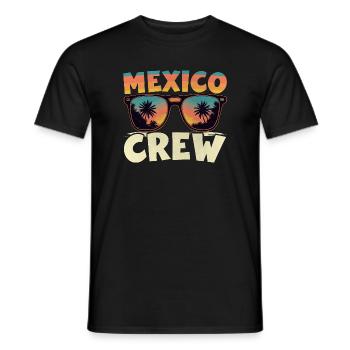 Mexiko Crew - Männer T-Shirt - Schwarz - Vorne - AI Model Male 178 light (178cm)