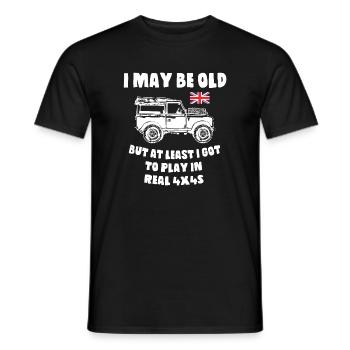 I_Got_to_Play_4x4 - T-shirt homme - noir - Devant - AI Model Male 178 light (178cm)