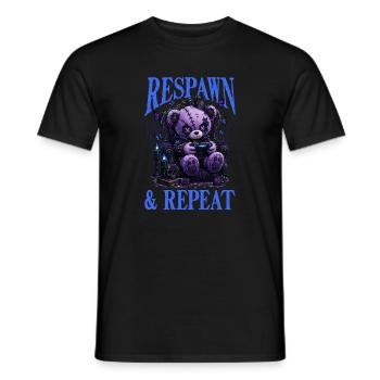 Pastel Goth Soft Goth Gaming Gamer - Männer T-Shirt - Schwarz - Vorne - AI Model Male 178 light (178cm)