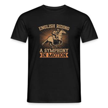 Hobby Horse Rider SYmphony In Motion English - Männer T-Shirt - Schwarz - Vorne - AI Model Male 178 light (178cm)