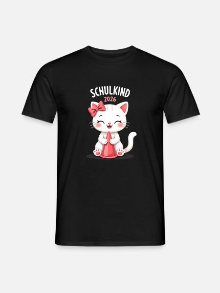 Schulkind 2026 Einschulung 2026 Schulanfang - Männer T-Shirt - Schwarz