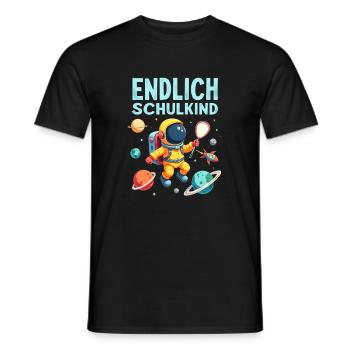 Schulkind 2026 Einschulung 2026 Schulanfang - Männer T-Shirt - Schwarz - Vorne - AI Model Male 178 light (178cm)